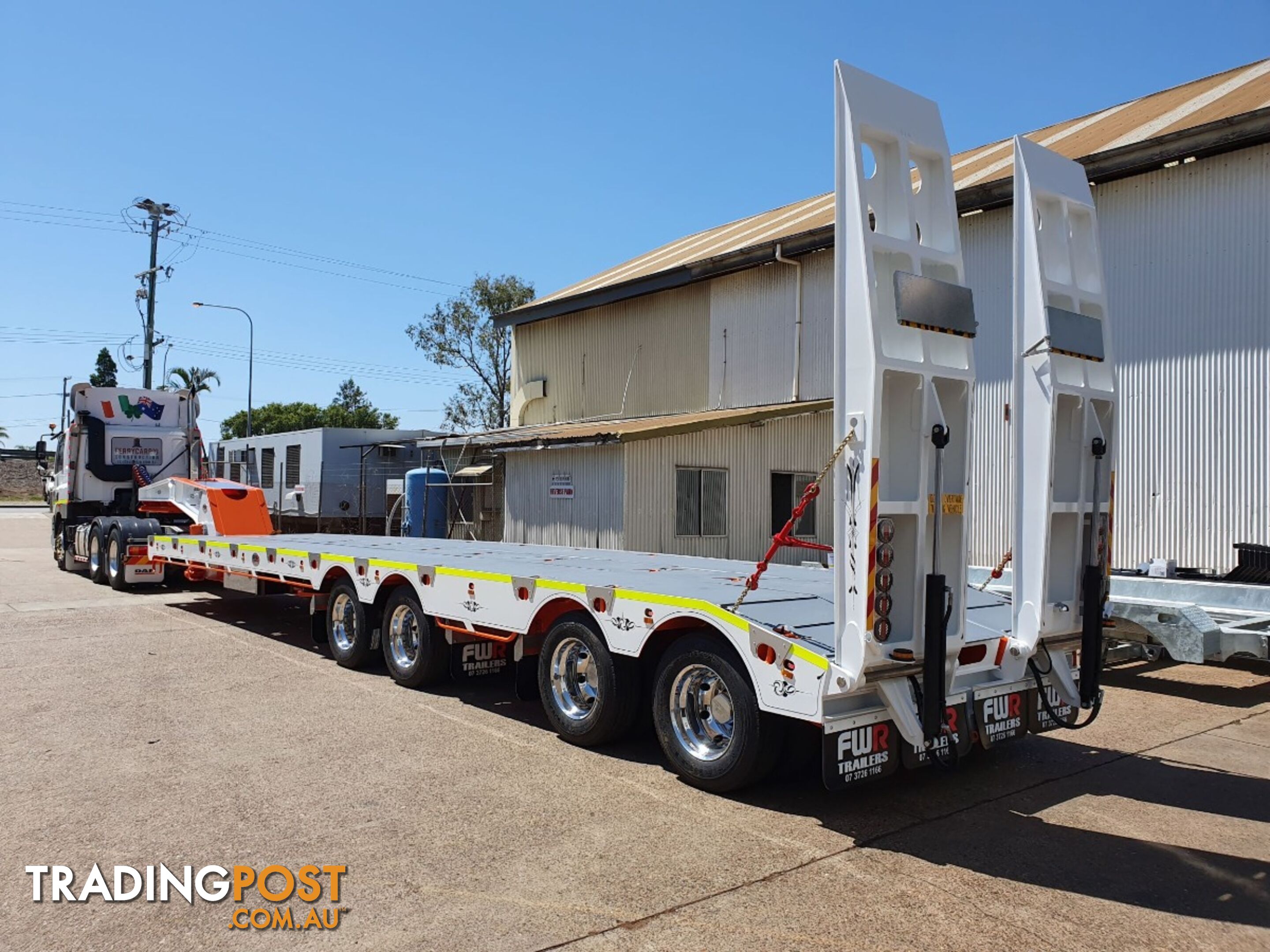 NEW 2024 FWR Quad Axle Low Loader - 3.5m Widener