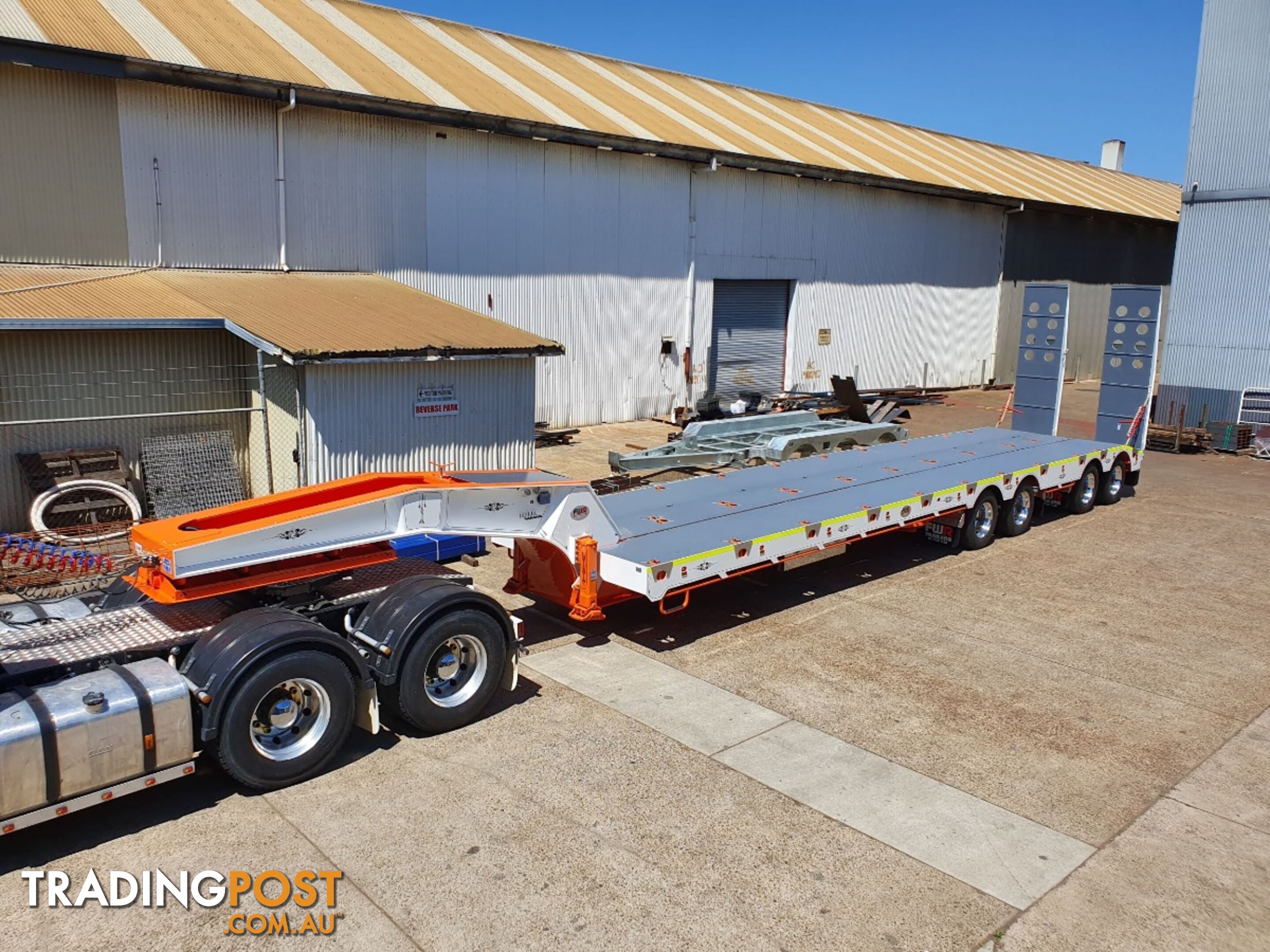 NEW 2023 FWR Quad Axle Low Loader - 3.5m Widener