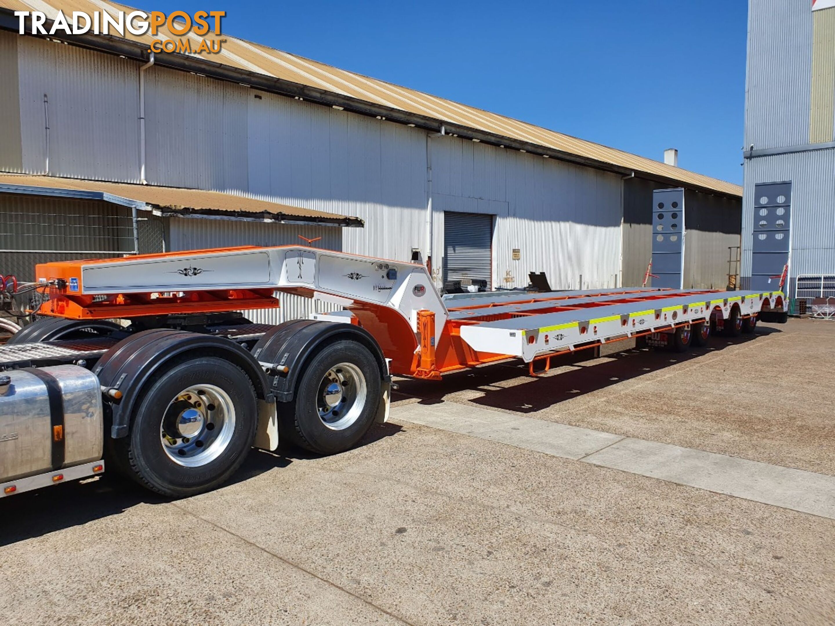 NEW 2023 FWR Quad Axle Low Loader - 3.5m Widener