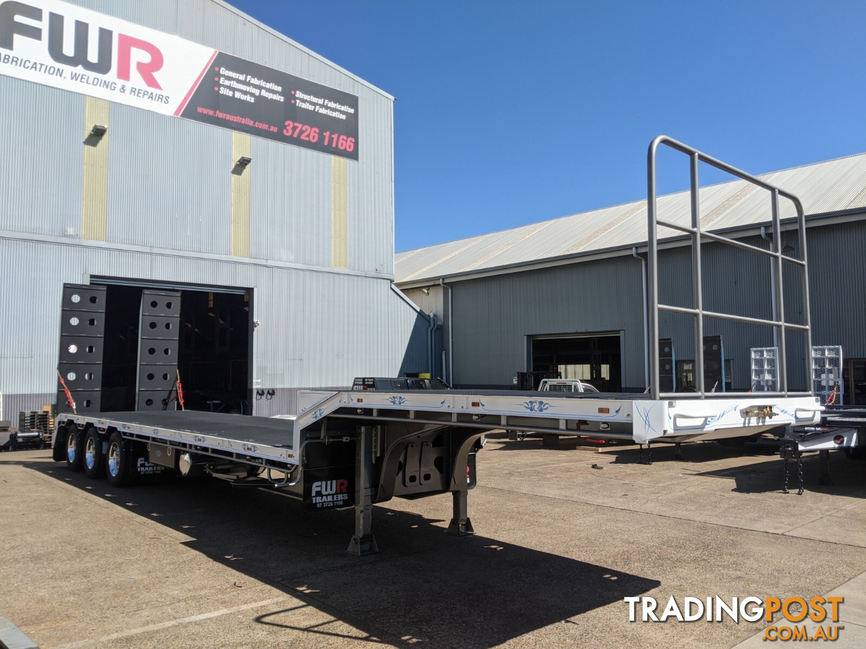 NEW 2024 FWR Tri Axle Drop Deck Trailer - 45ft