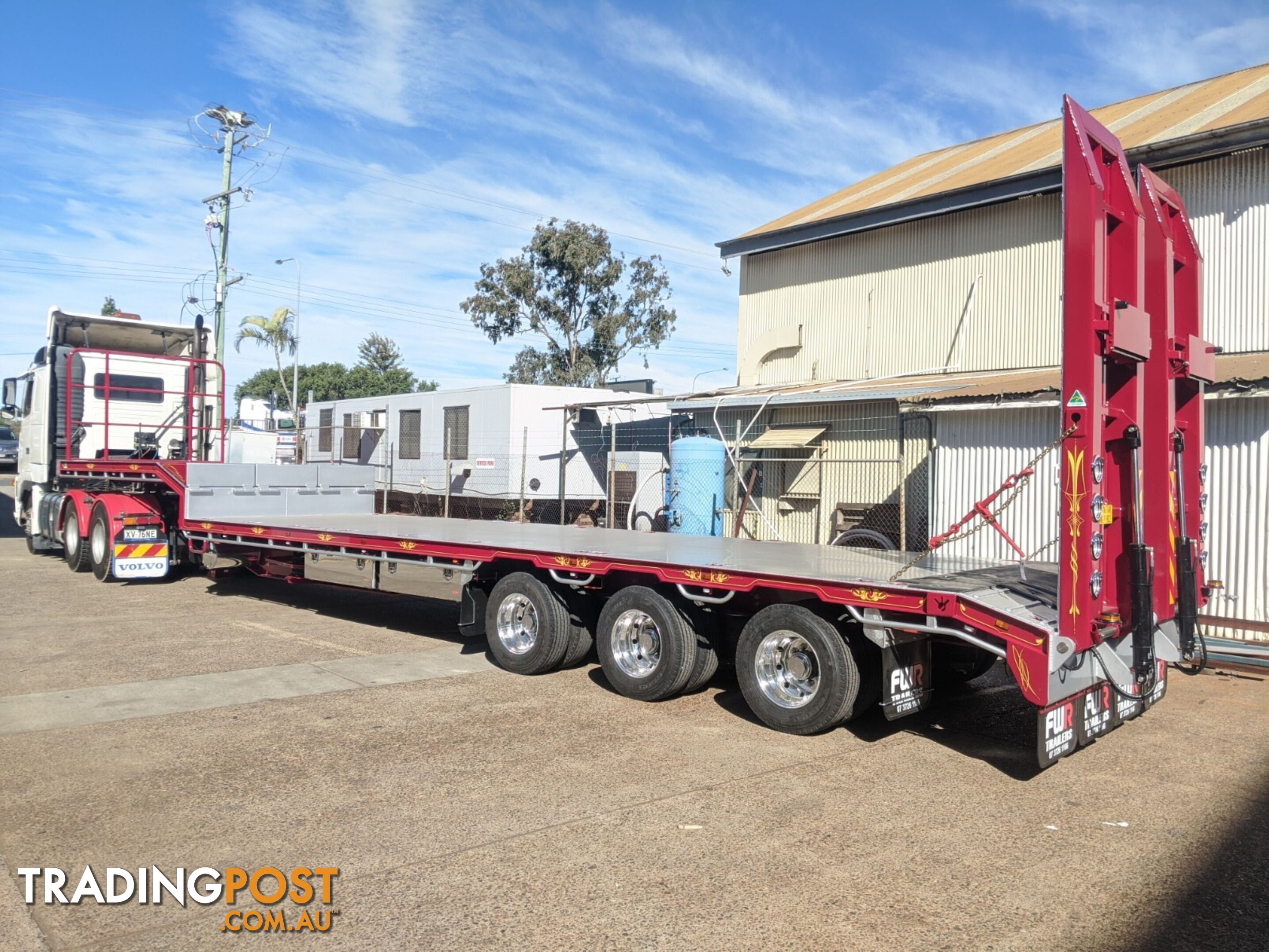 NEW 2024 FWR Tri Axle Drop Deck Trailer - 45ft