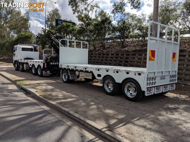 NEW 2024 FWR Beavertail Tray with Hydraulic Ramps