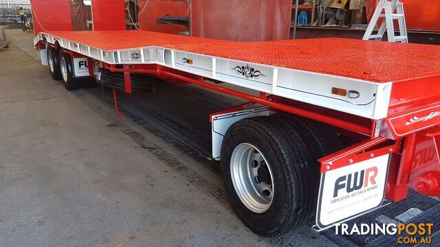 NEW 2024 FWR 3 Axle Dog Trailer - FD3