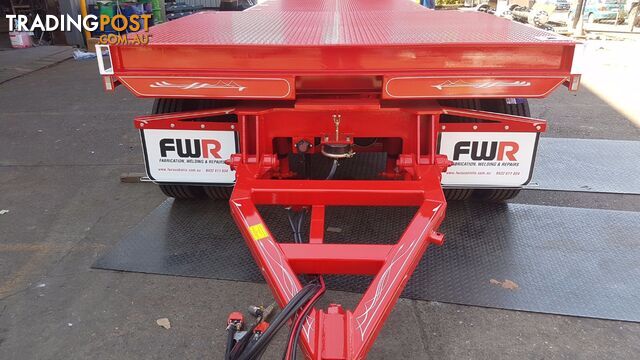 NEW 2024 FWR 3 Axle Dog Trailer - FD3