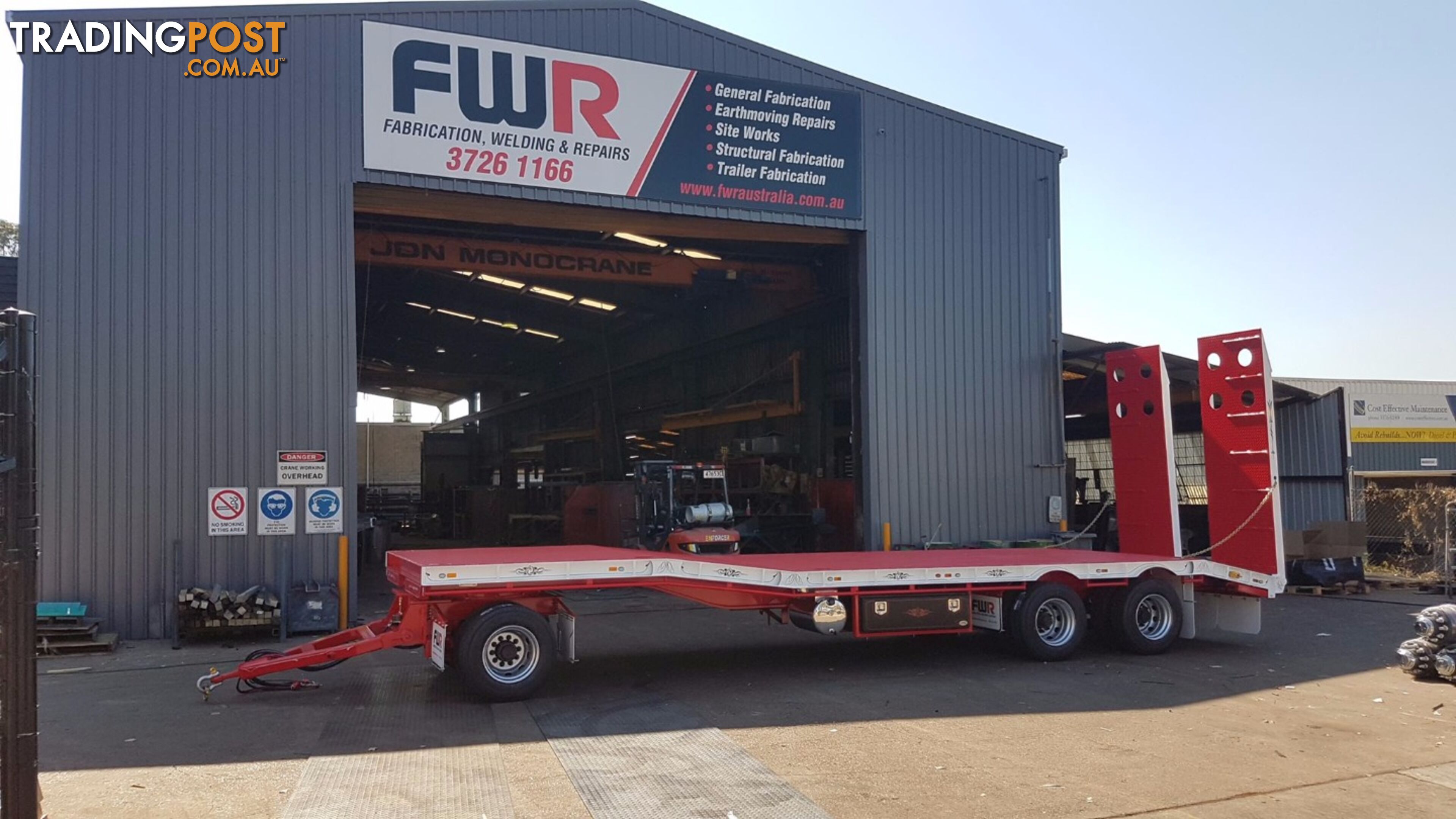 NEW 2024 FWR 3 Axle Dog Trailer - FD3