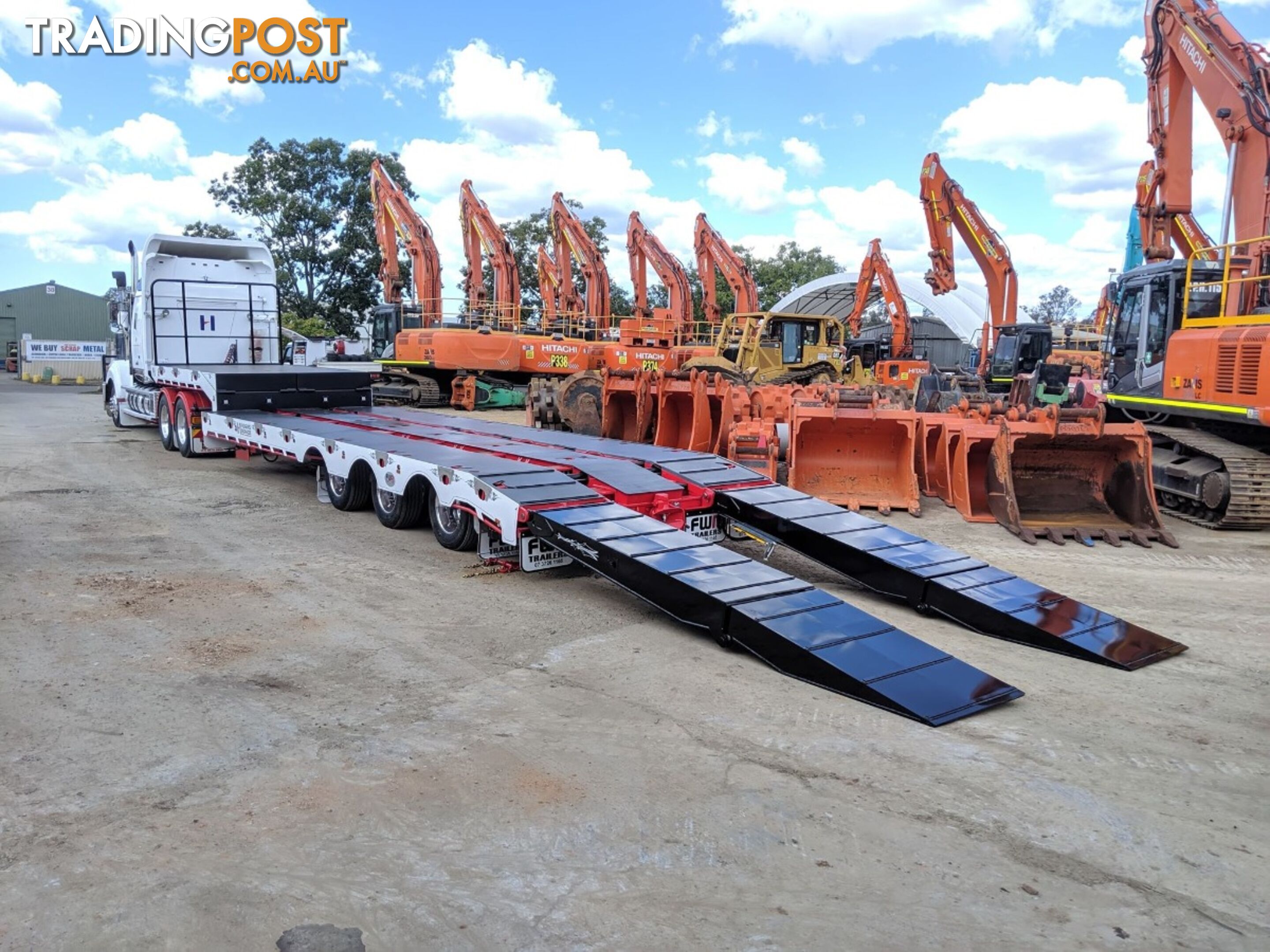 NEW 2024 FWR Tri Axle Drop Deck - 4m Widener