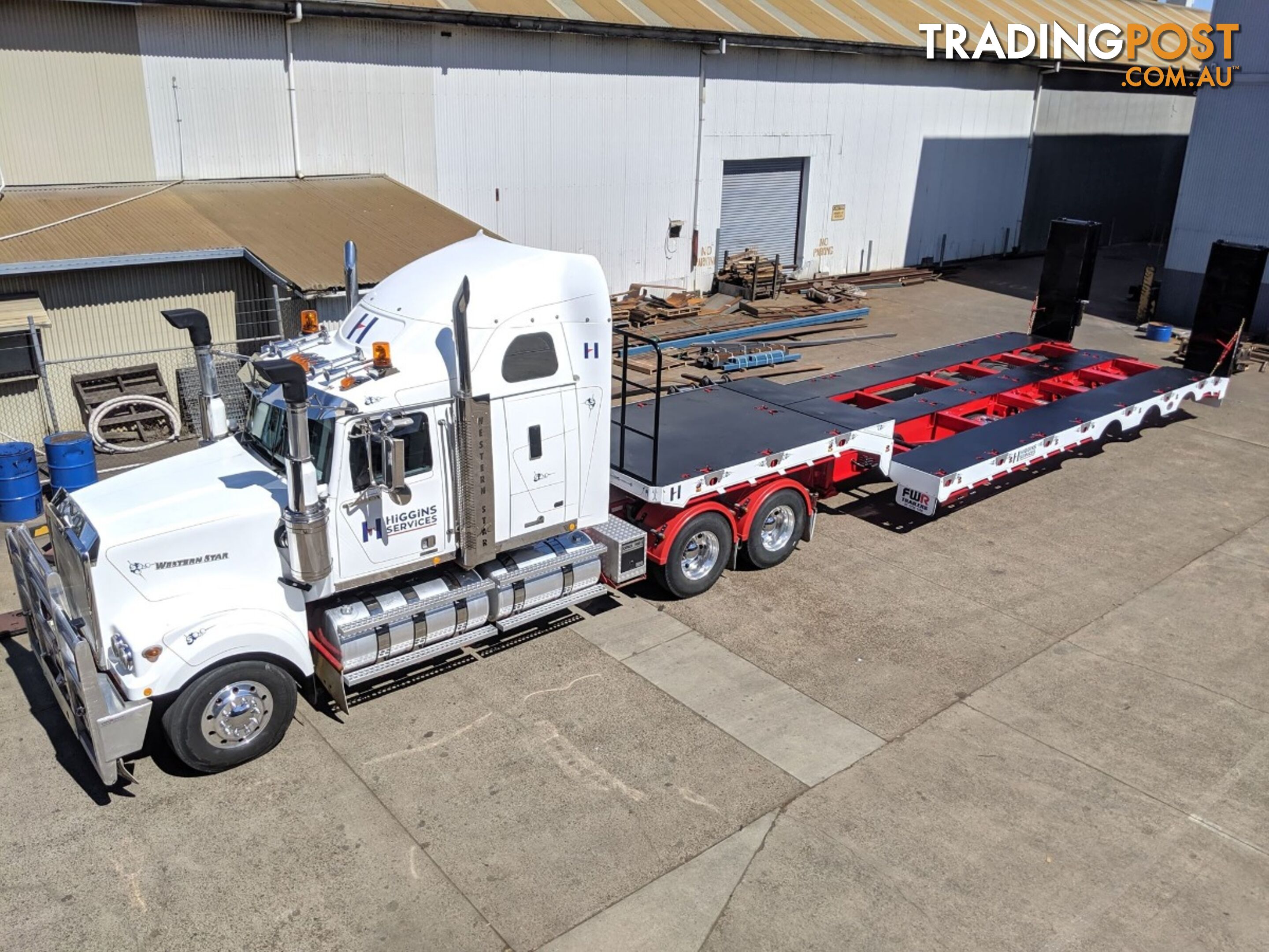 NEW 2023 FWR Tri Axle Drop Deck - 4m Widener