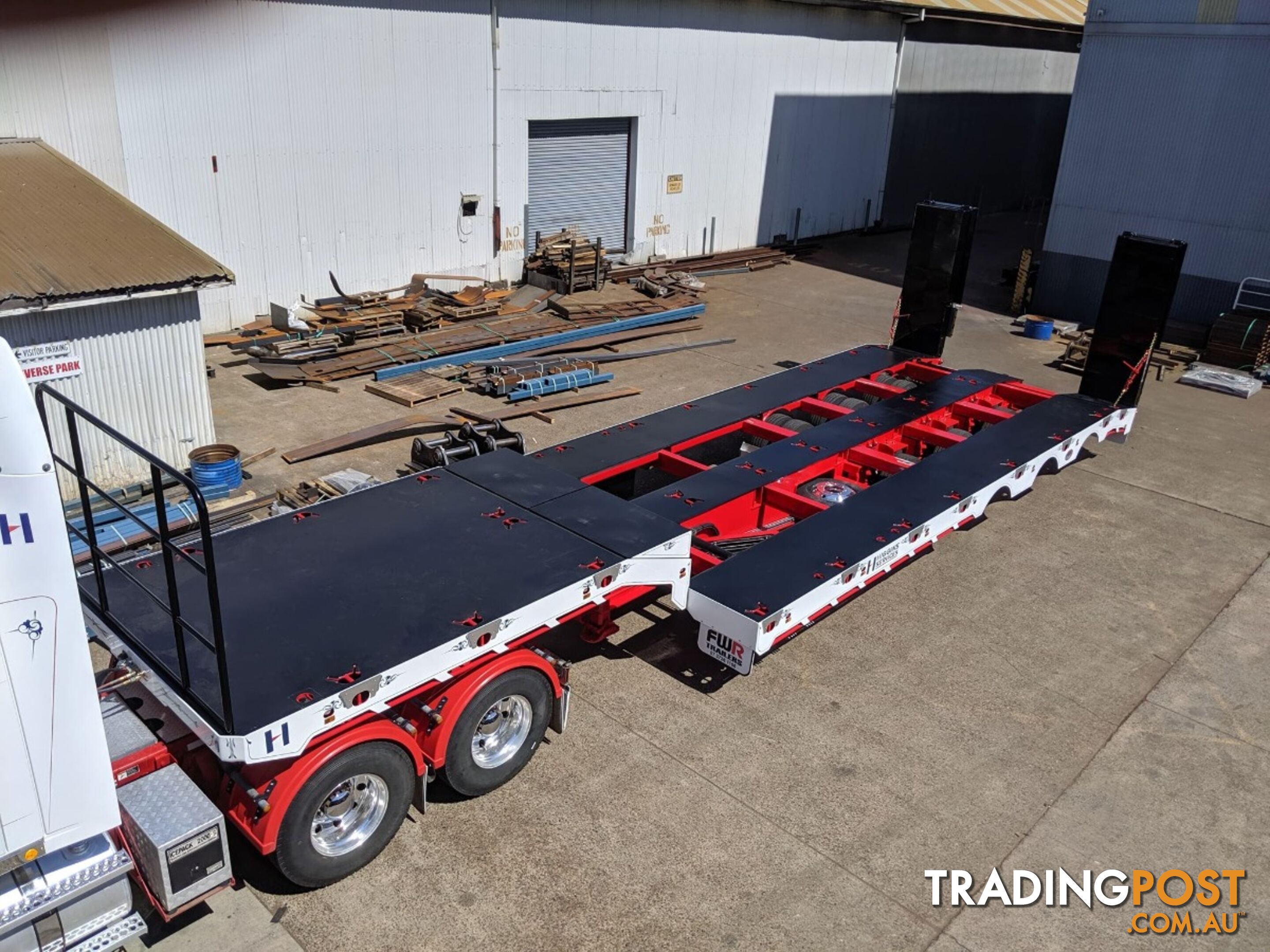 NEW 2024 FWR Tri Axle Drop Deck - 4m Widener