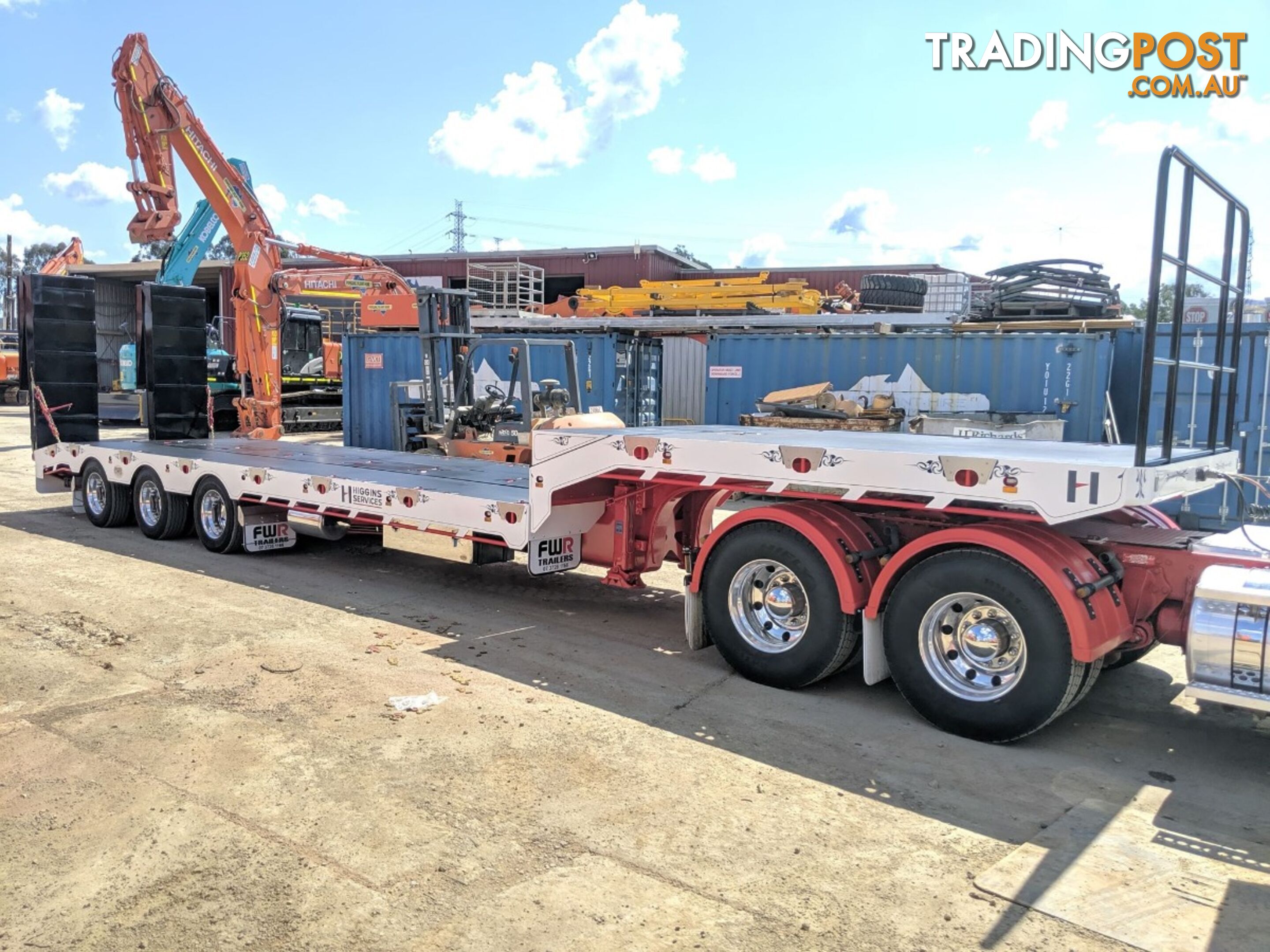 NEW 2024 FWR Tri Axle Drop Deck - 4m Widener