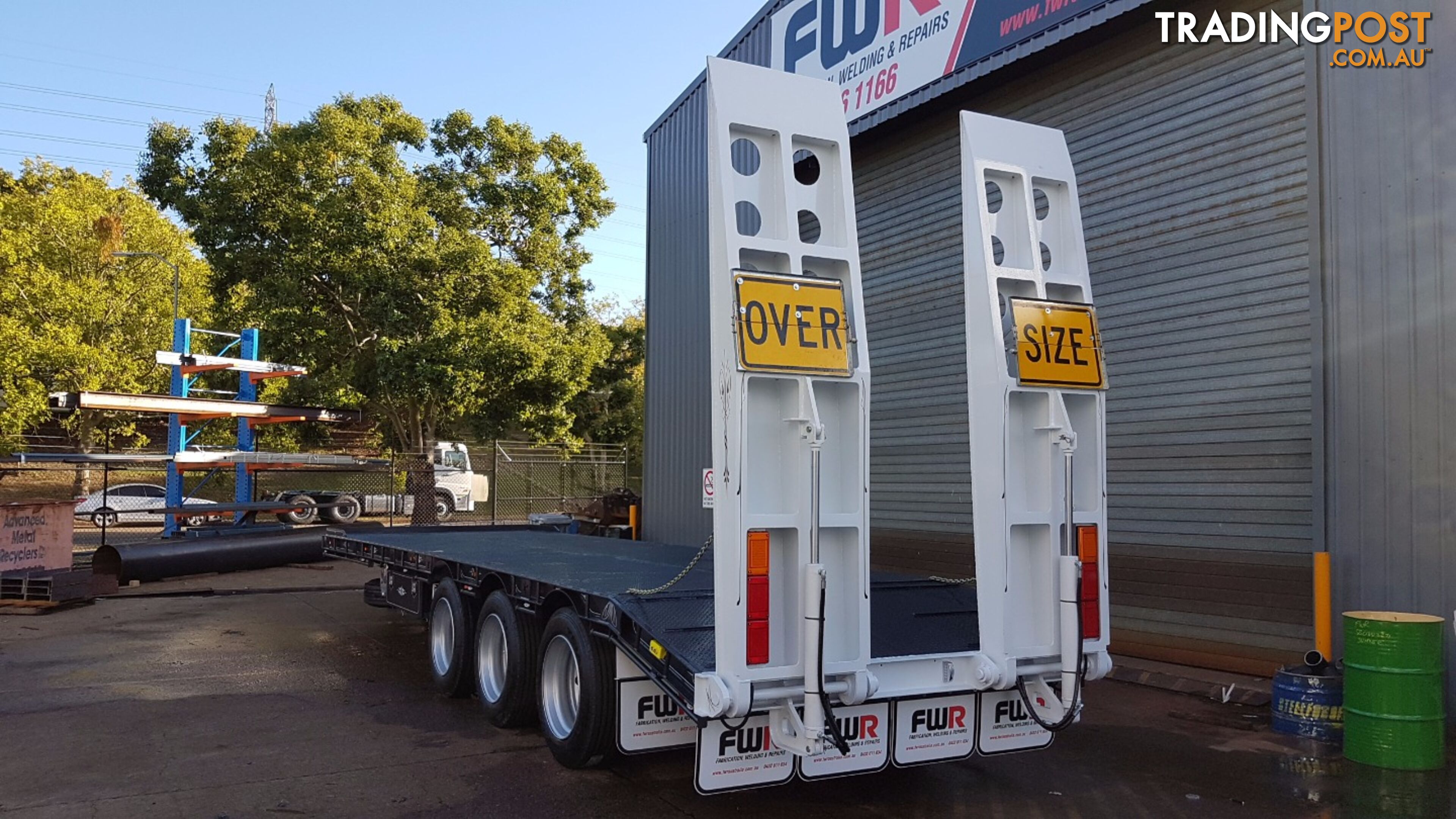 NEW 2024 FWR Tri Axle Tag Trailer