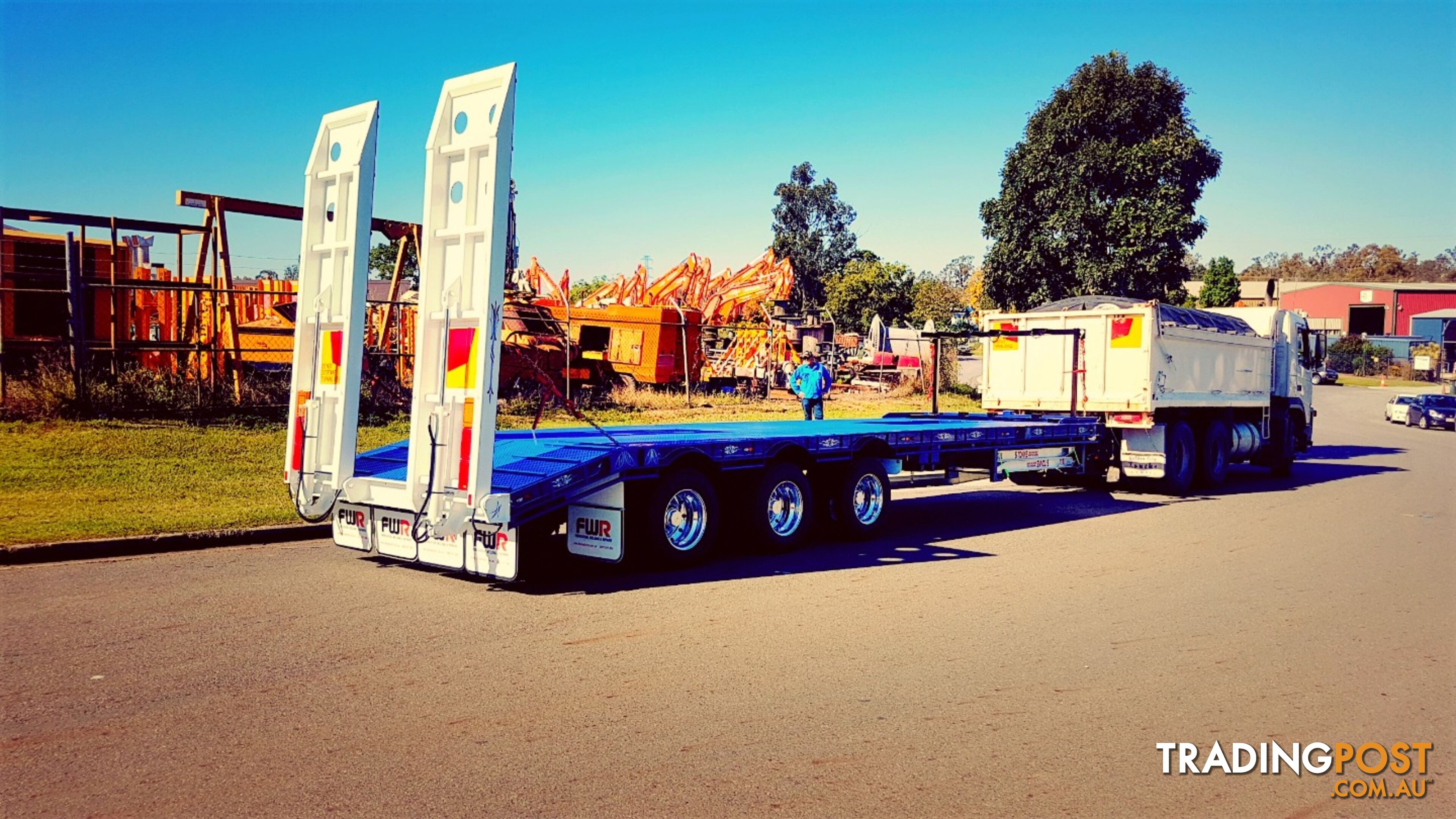 NEW 2023  Tri Axle Tag Trailer