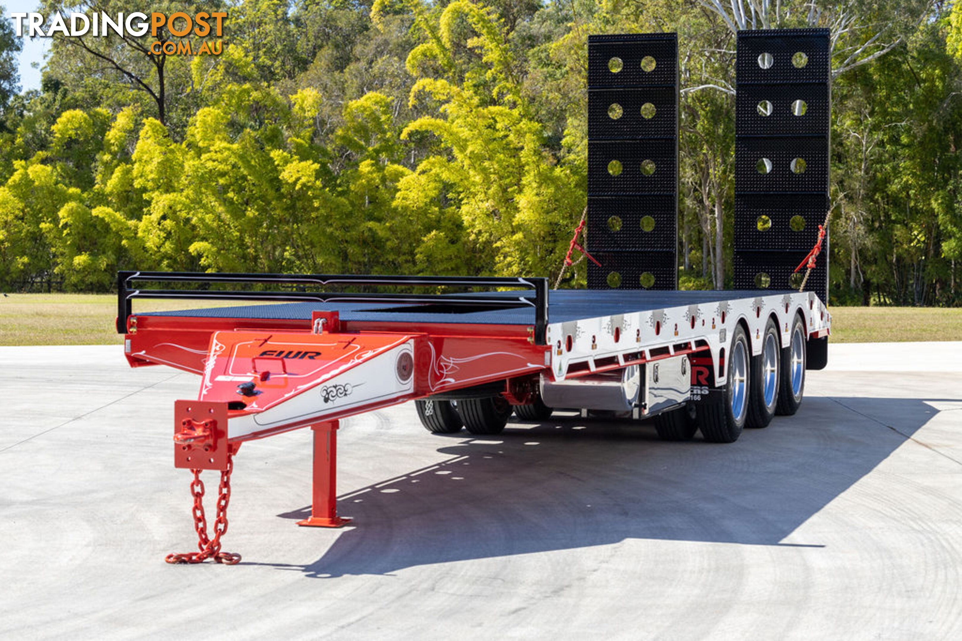 NEW 2024 FWR ELITE Tri Axle Tag Trailer