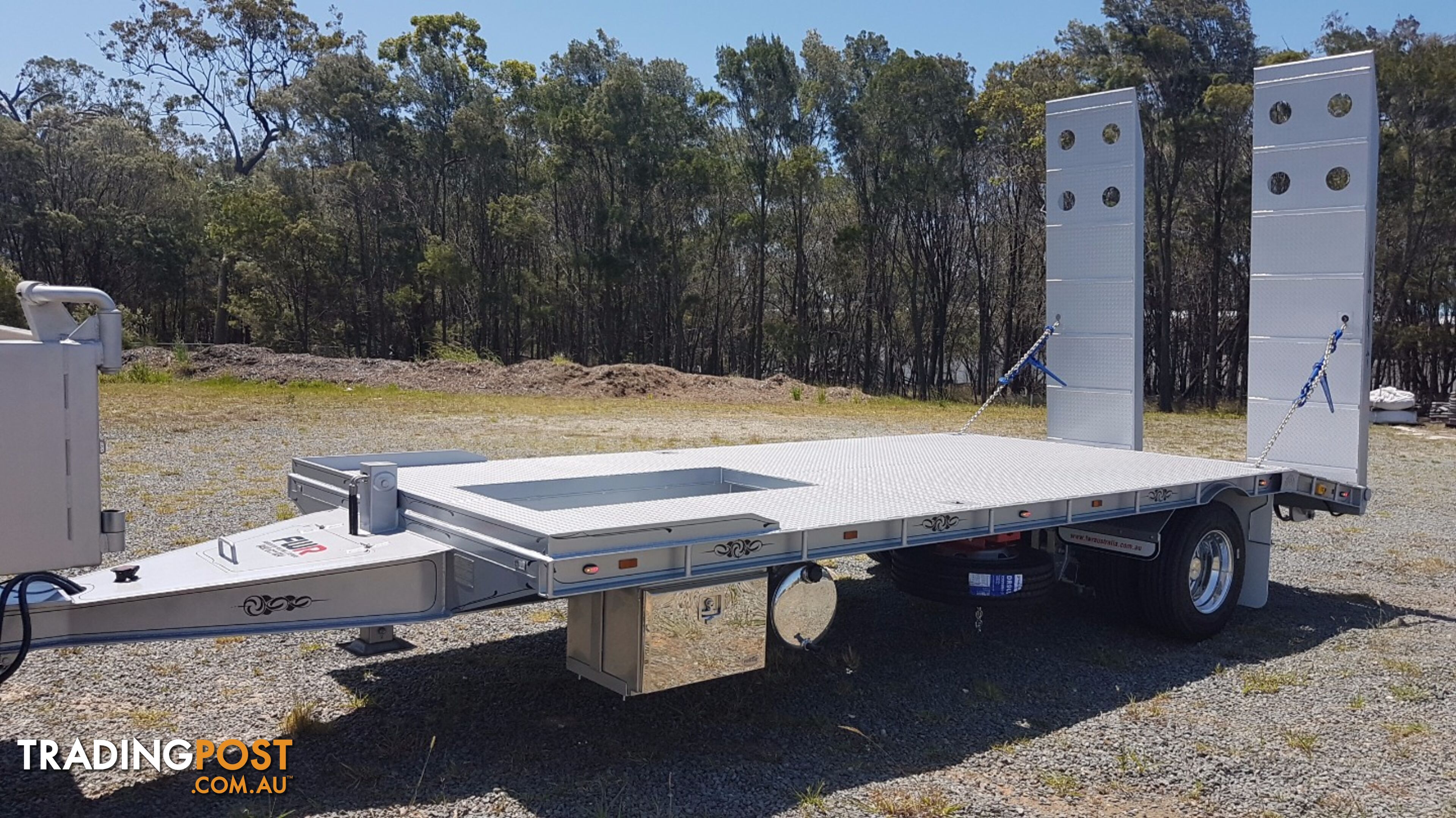 NEW 2024 FWR Single Axle Tag Trailer - All Hydraulic