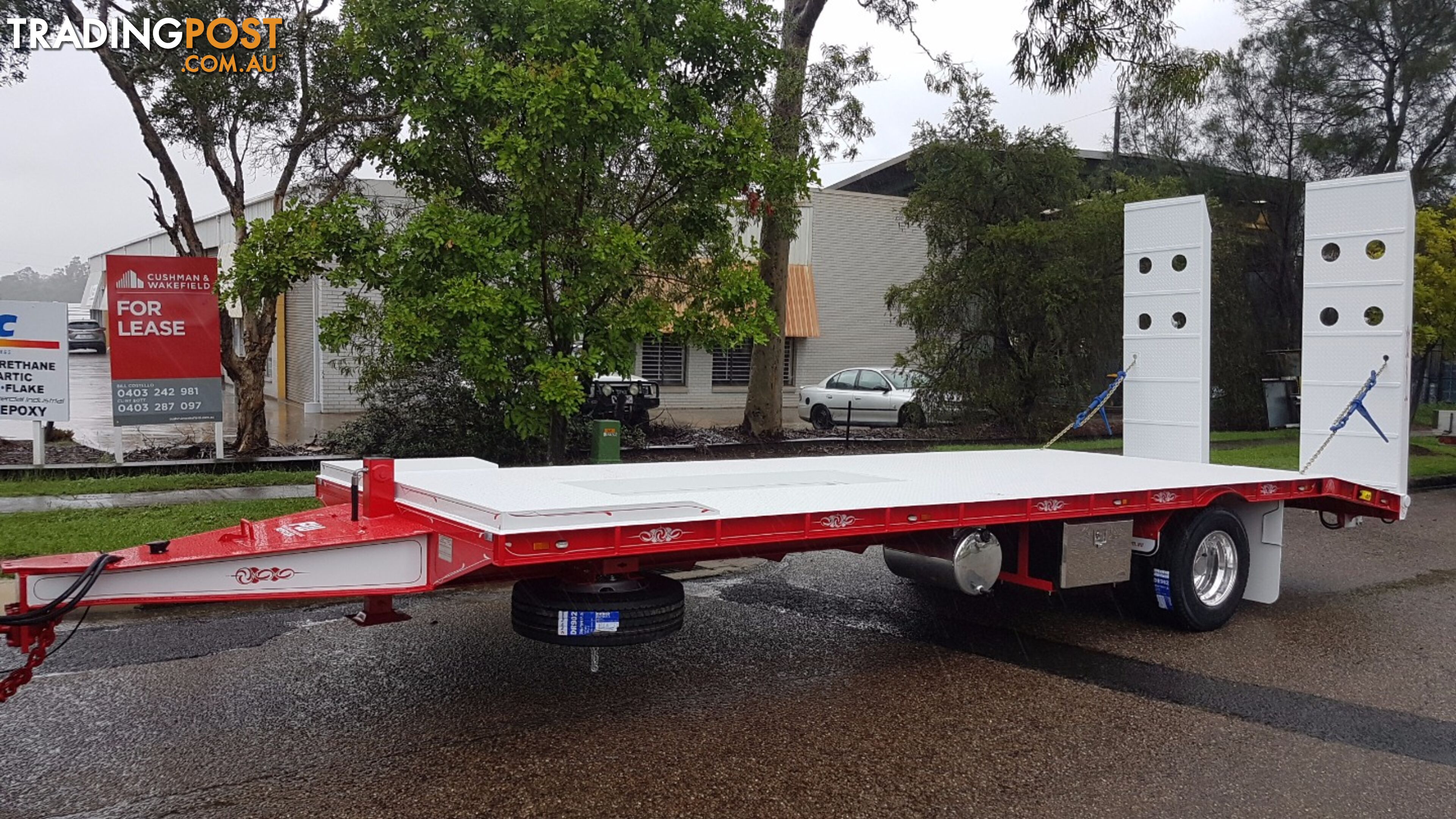 NEW 2024 FWR Single Axle Tag Trailer - All Hydraulic