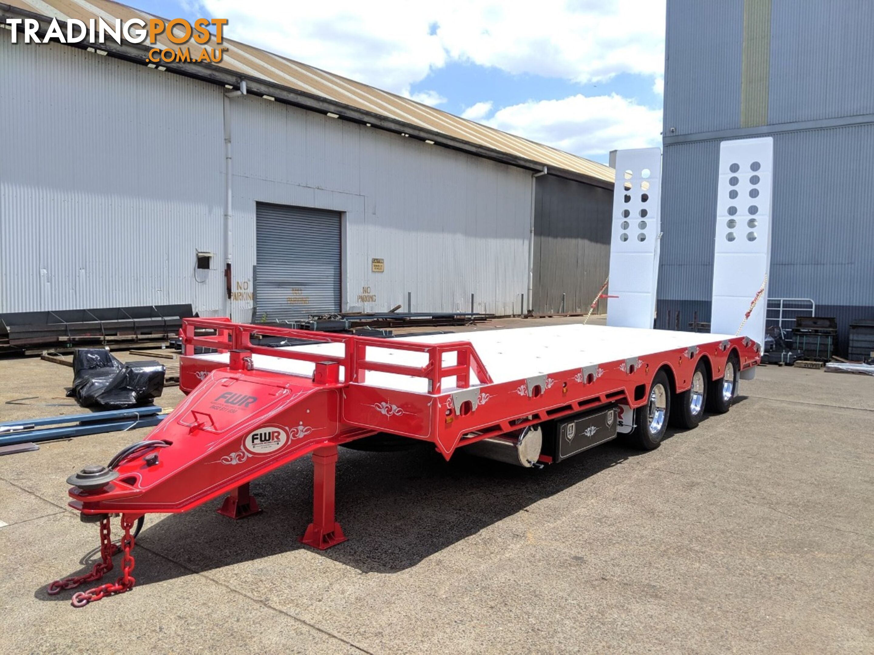 NEW 2024 FWR ELITE Tri Axle Tag Trailer - Widener