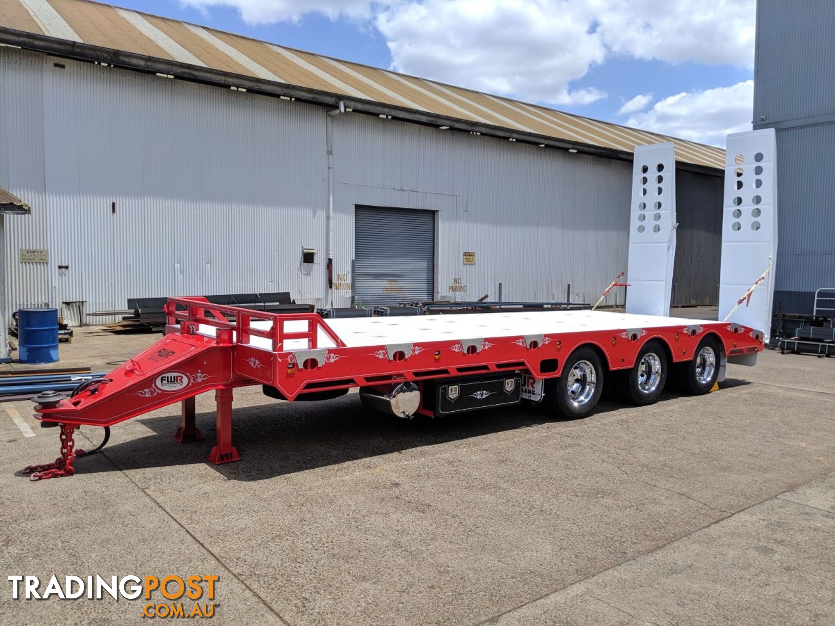 NEW 2024 FWR ELITE Tri Axle Tag Trailer - Widener