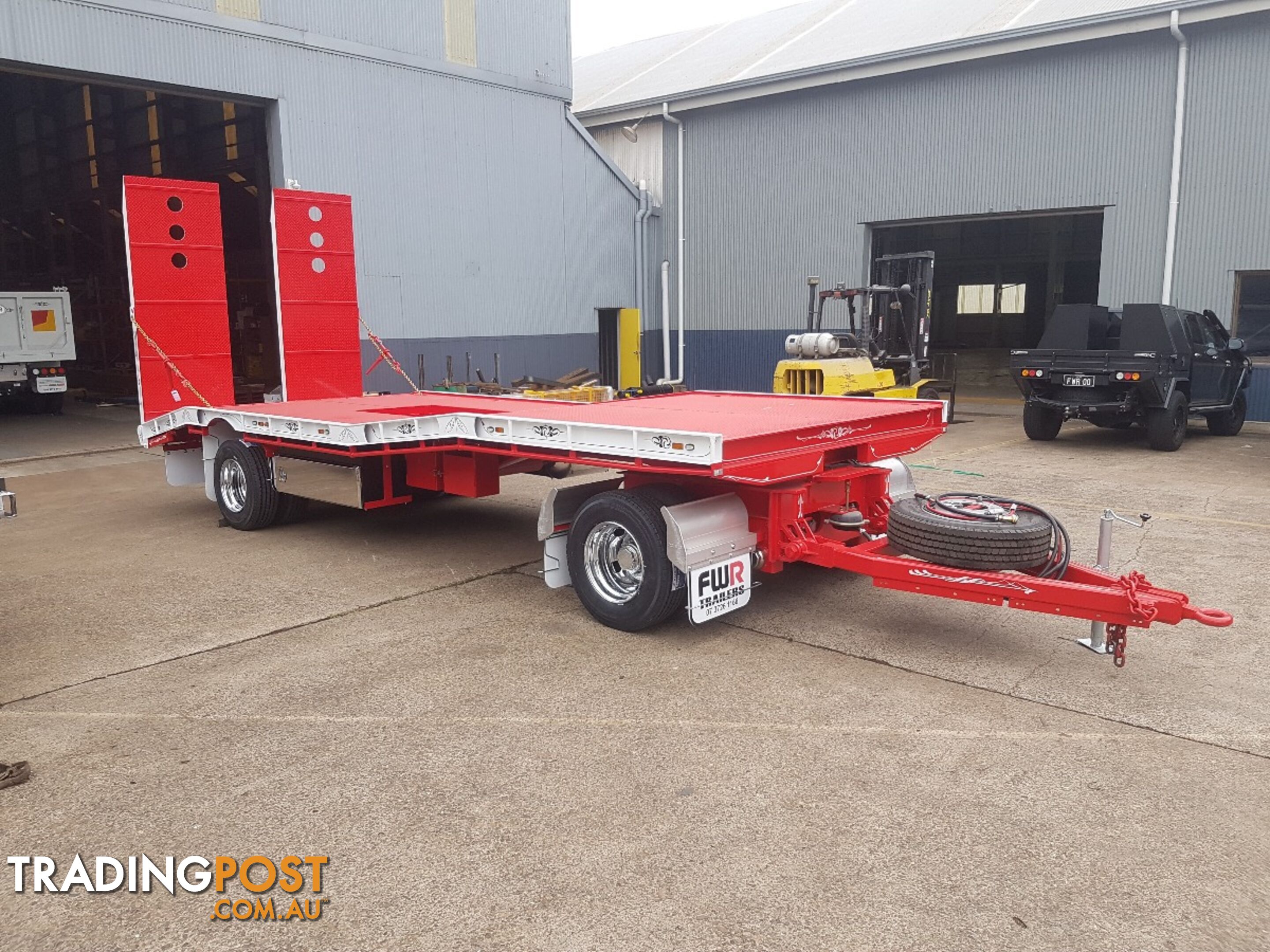 NEW 2024 FWR 2 Axle Dog Trailer, FD2 Air Bag