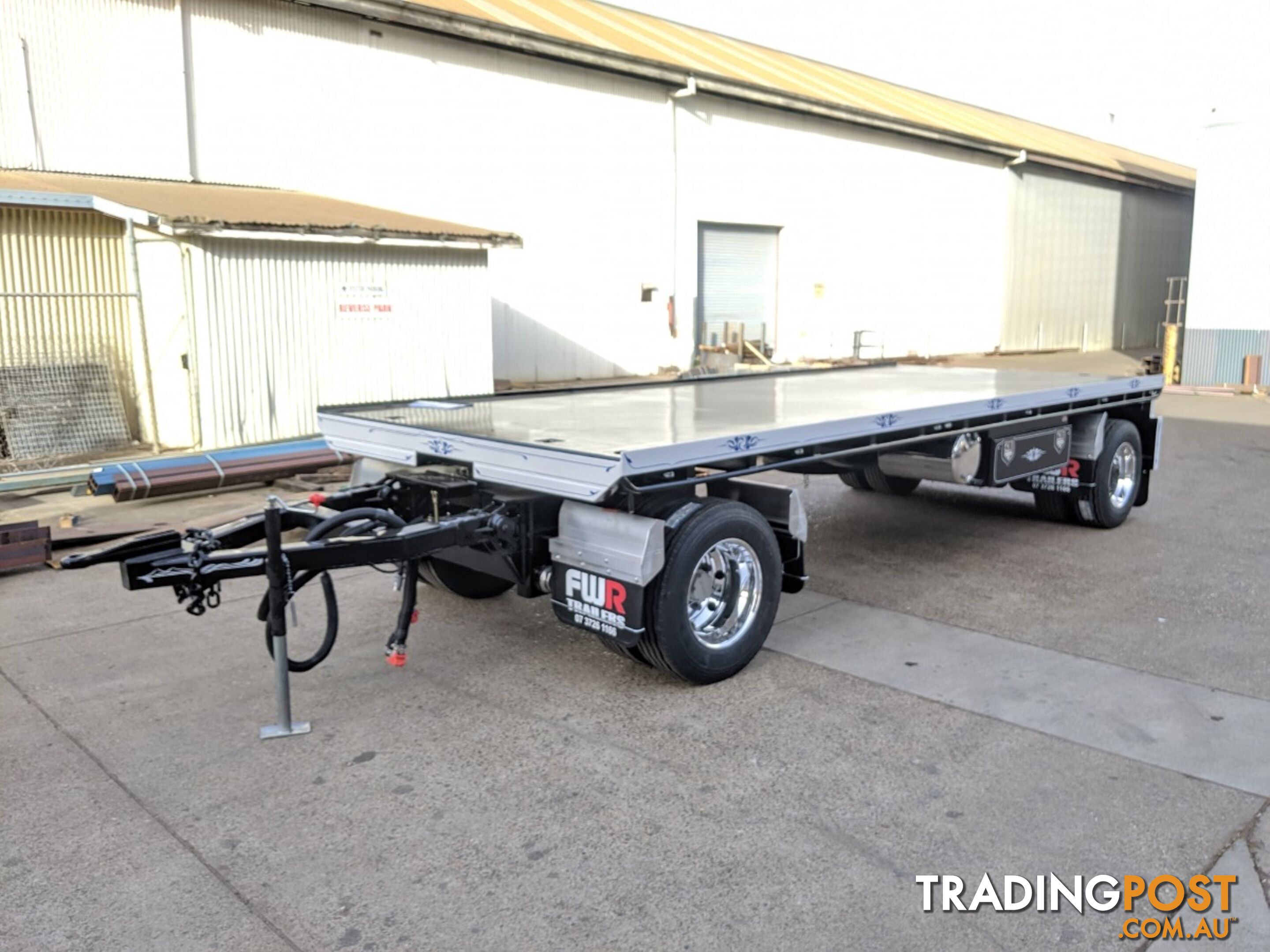 NEW 2024 FWR 2 Axle Dog Trailer, FD2 Air Bag