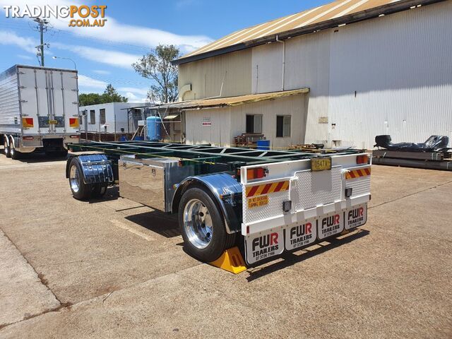 NEW 2024 FWR 2 Axle Dog Trailer, FD2 Air Bag