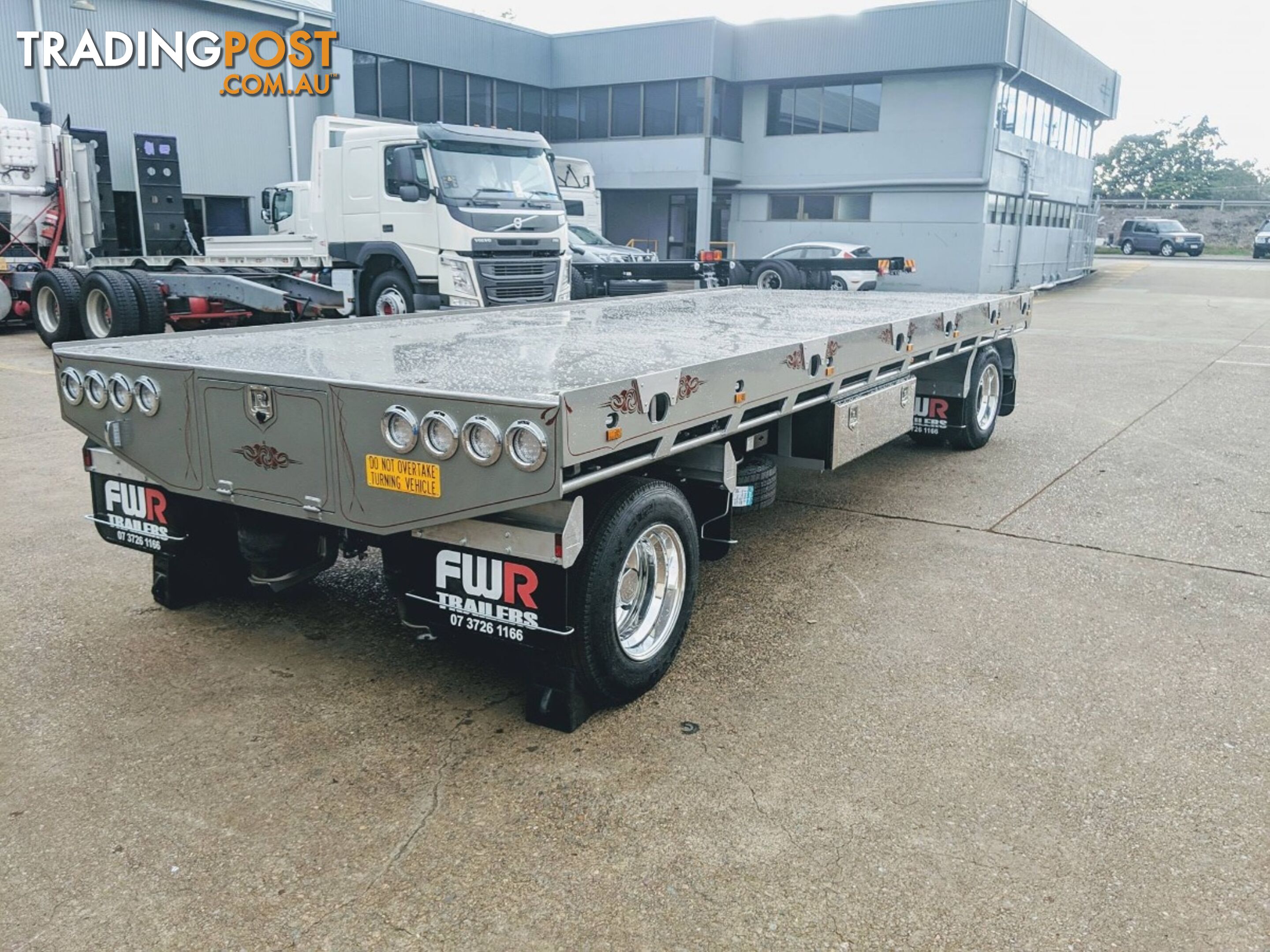 NEW 2024 FWR 2 Axle Dog Trailer, FD2 Air Bag