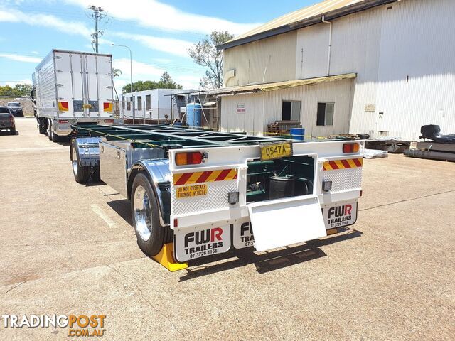 NEW 2024 FWR 2 Axle Dog Trailer, FD2 Air Bag