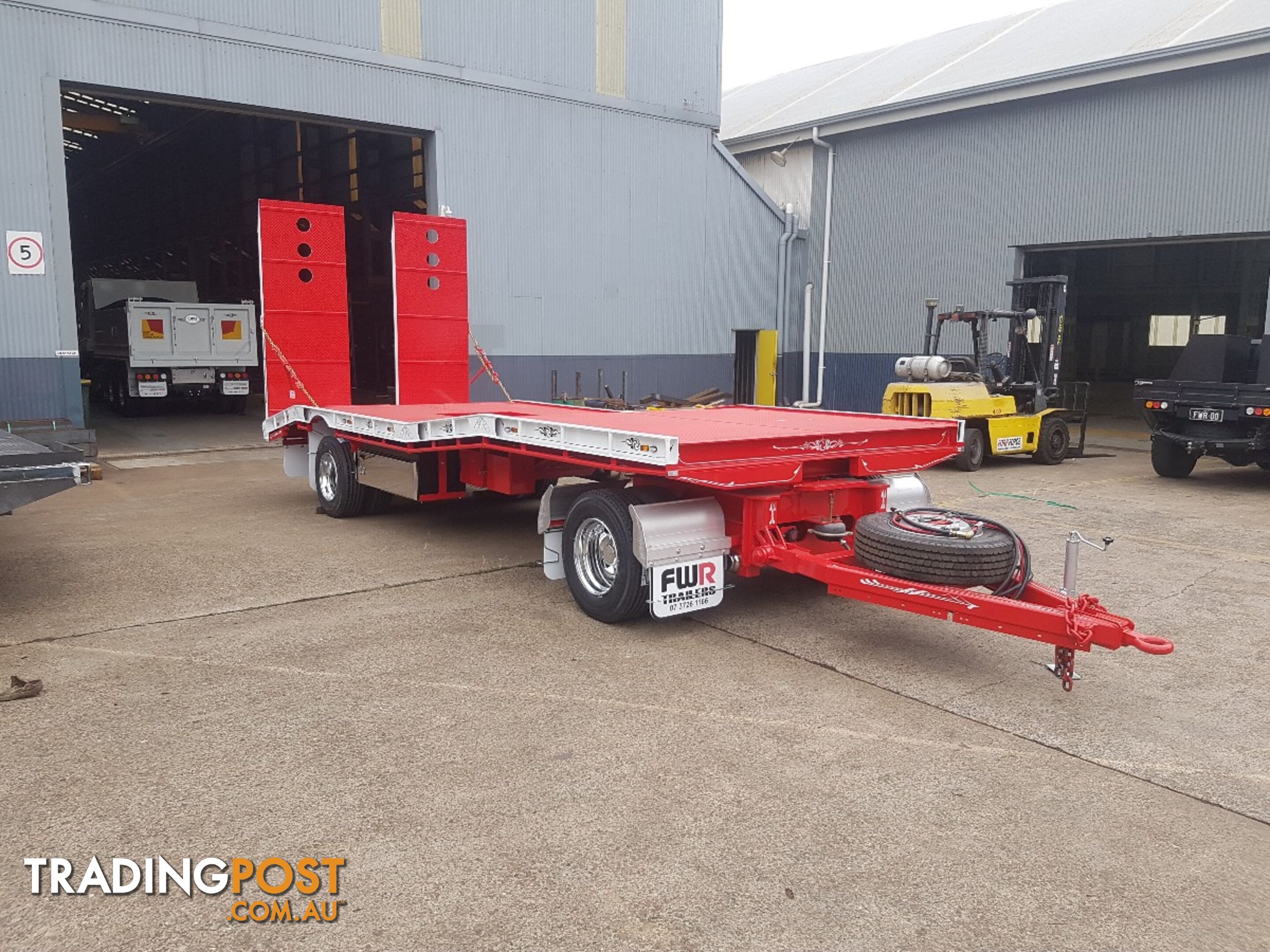 NEW 2024 FWR 2 Axle Dog Trailer, FD2 Air Bag