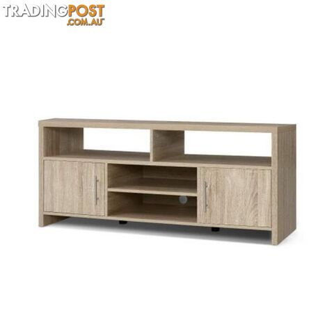 Tv Cabinet Entertainment Unit Stand Storage Shelf Sideboard 140 Cm Oak - Artiss - 9355720084788