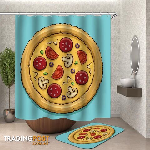 Pizza Shower Curtain - Curtain - 7427046107730