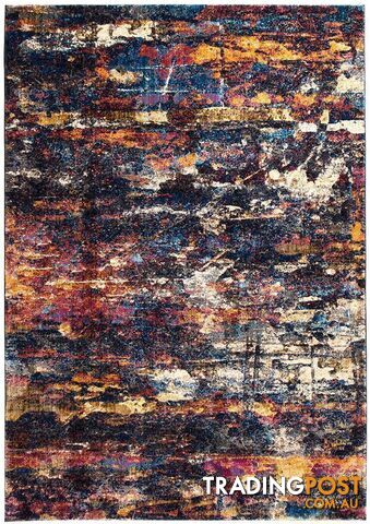 Dreamscape Splash Modern Midnight Rug - Unbranded - 8694561186772