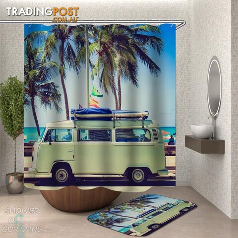 Vacation Van Shower Curtain - Curtain - 7427046280068