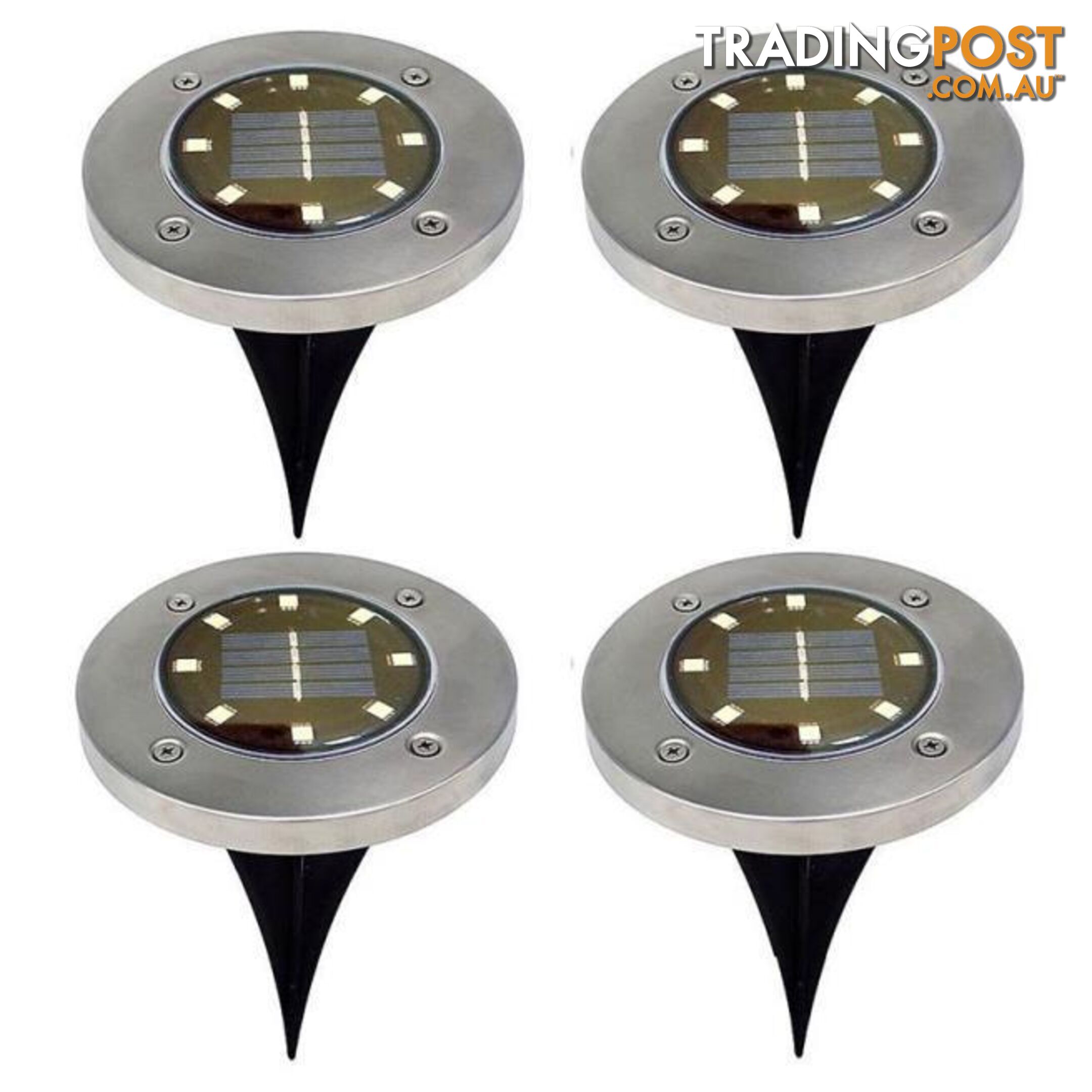 Outdoor LED Solar Garden Ground Lights - Unbranded - 7427046364195