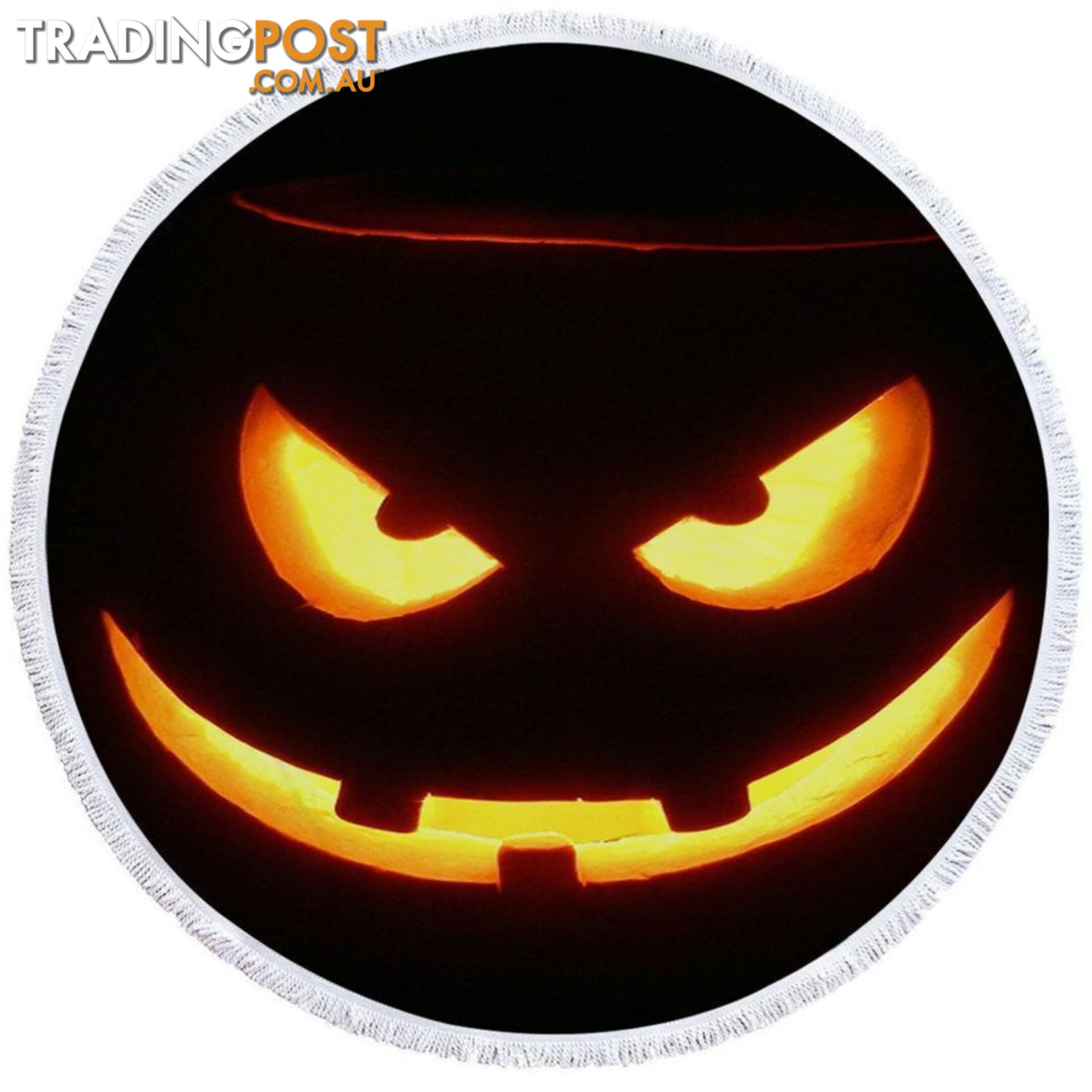 Halloween Smile Beach Towel - Towel - 7427046325677