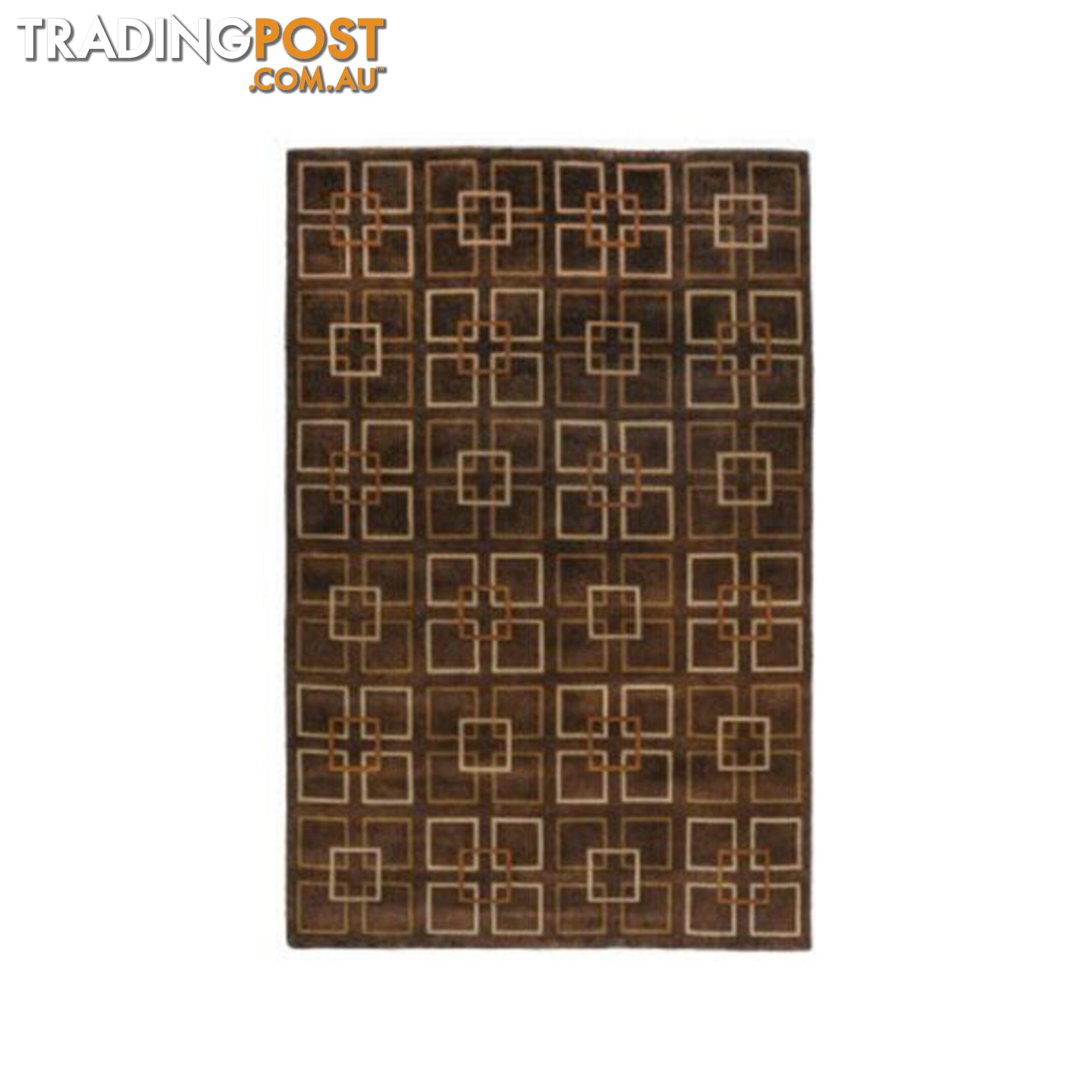 Bhutan Chocolate Wool Rug - Unbranded - 9476062068141