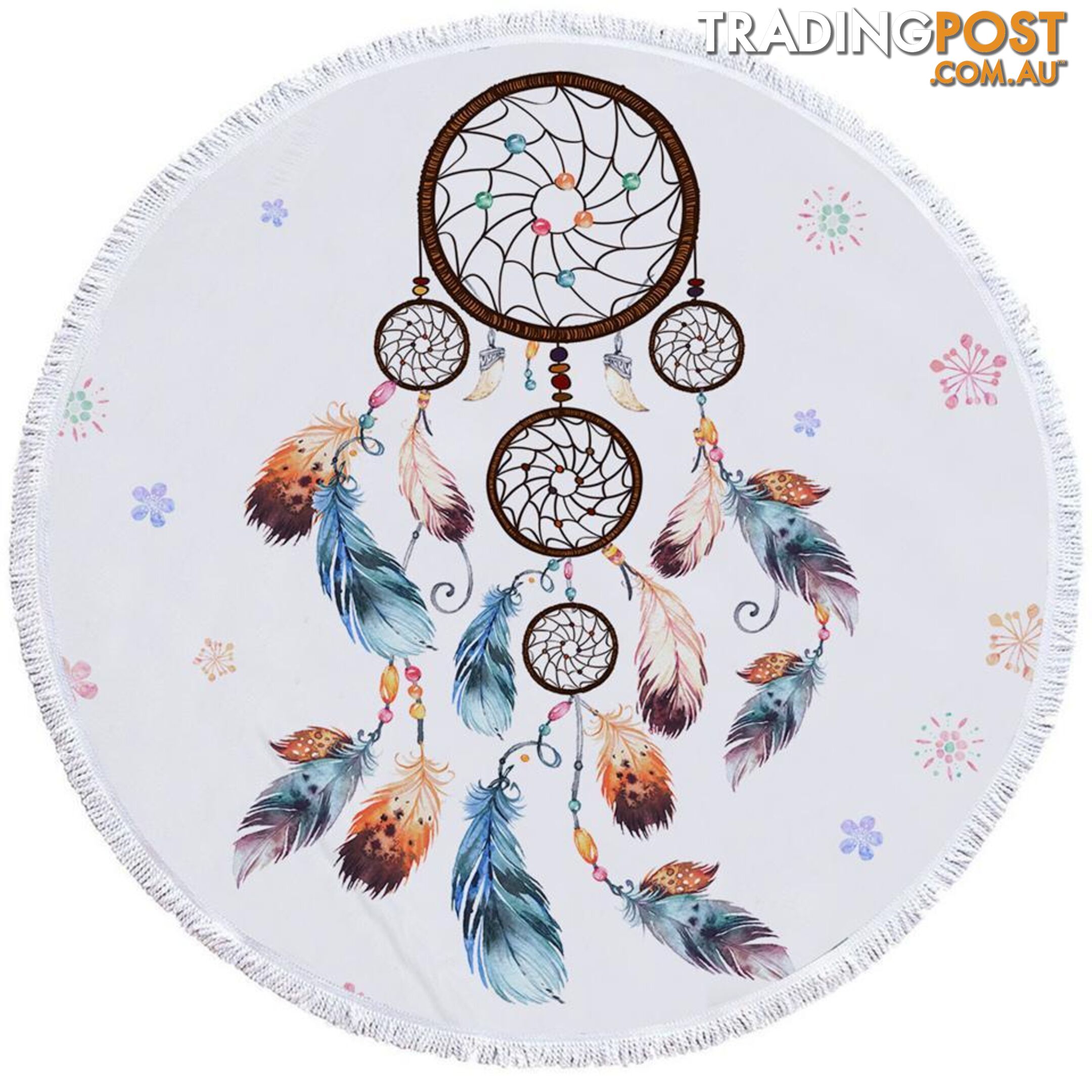 Simple Dream Catcher Beach Towel - Towel - 7427046321099