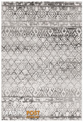 Oasis Zakira Dark Grey Tribal Rug - Unbranded - 9375321845328