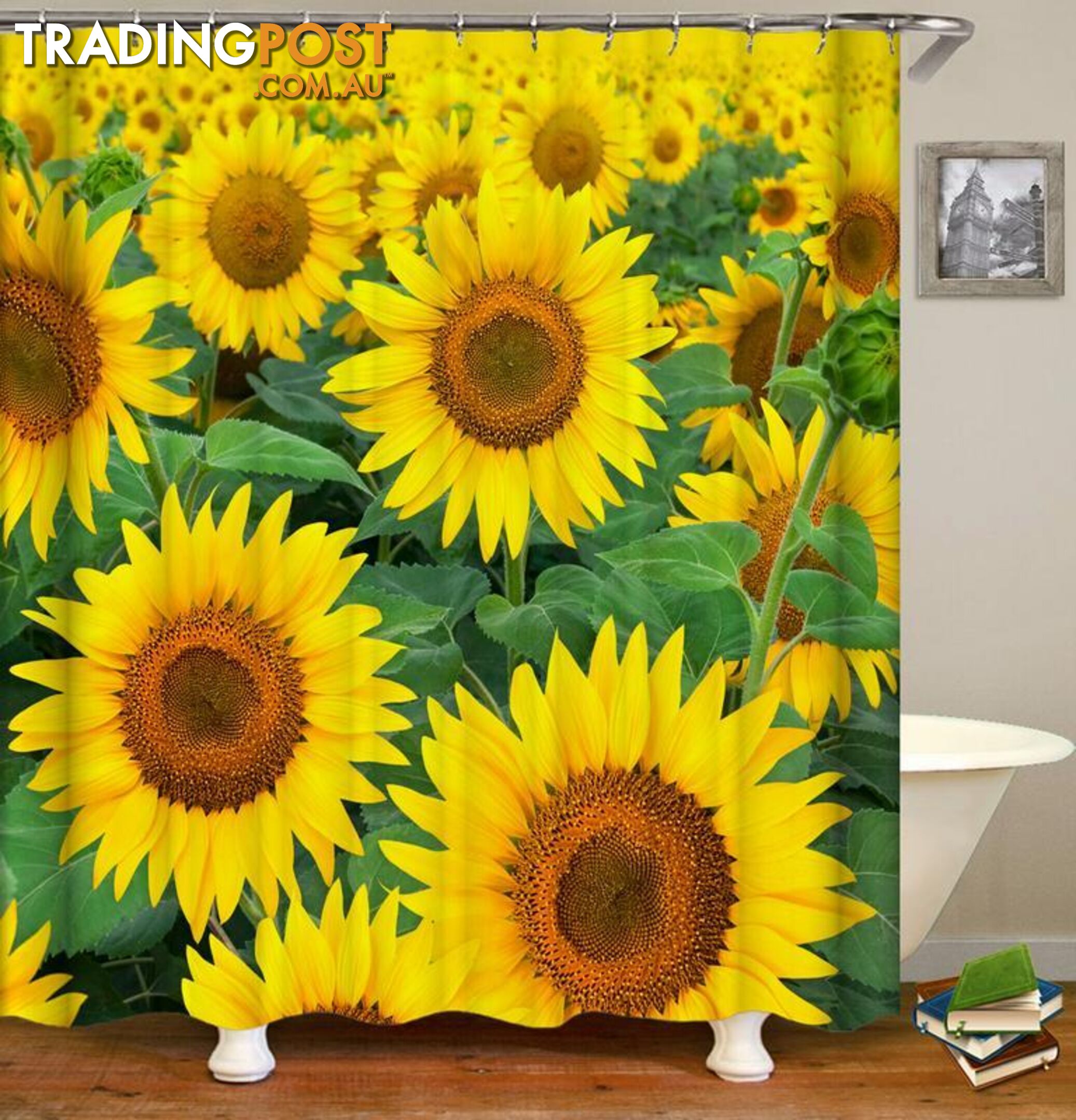 Sunflowers Shower Curtain - Curtain - 7427045983946