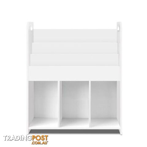 Kids Bookshelf Children Bookcase Display Cabinet 3 Tiers - Keezi - 9350062198131