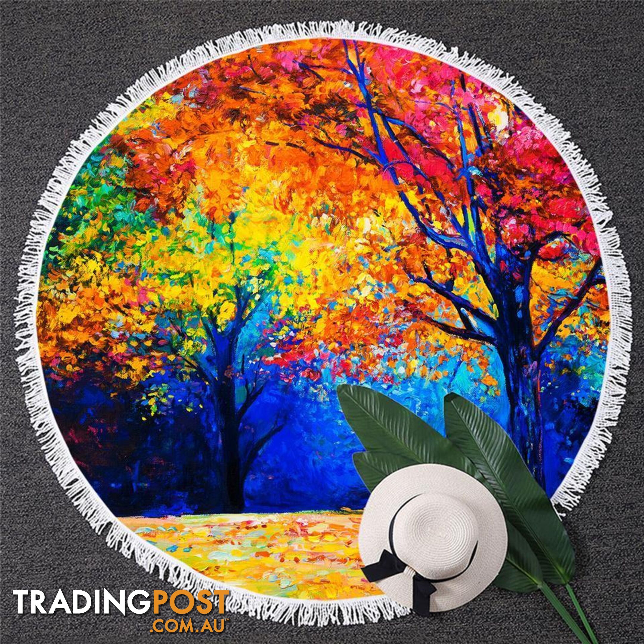 Autumn Art Beach Towel - Towel - 7427046334075