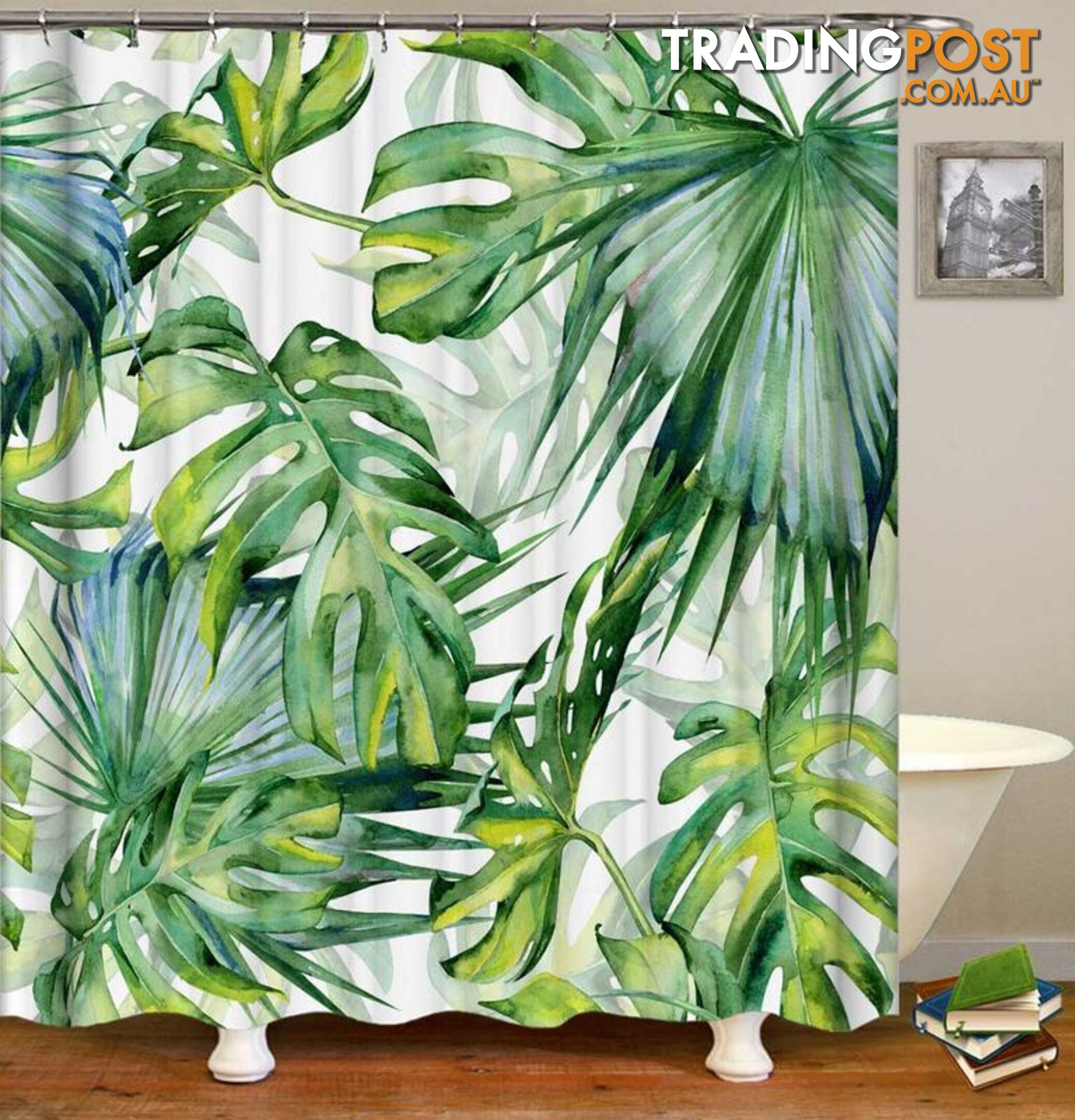 Green Spirit Shower Curtain - Curtain - 7427046070065