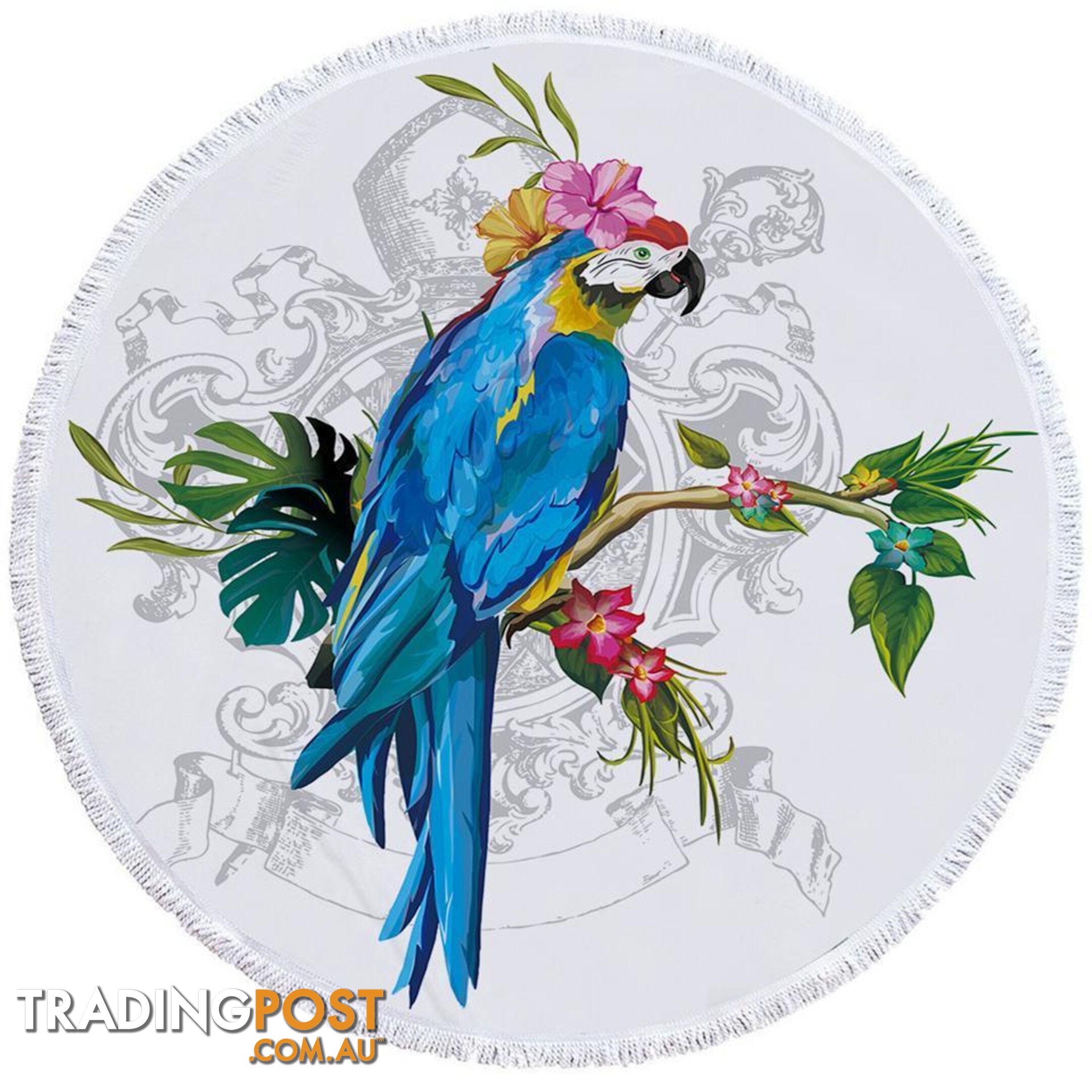 Colorful Parrot Beach Towel - Towel - 7427046320368