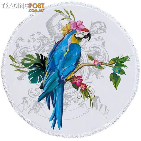 Colorful Parrot Beach Towel - Towel - 7427046320368