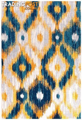 Dimensions Divinity Burst Blue Modern Rug - Unbranded - 9375321826105