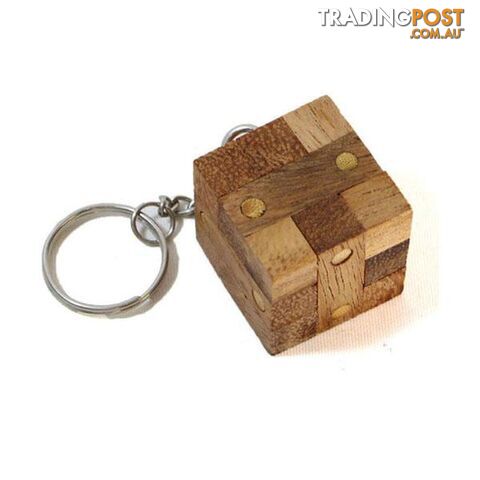 Locking Puzzle Keychain - Mango Trees - 7427046188593