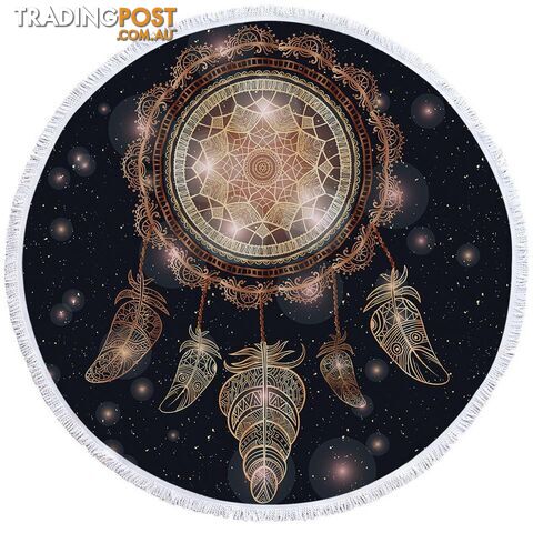 Fancy Dream Catcher Beach Towel - Towel - 7427046327411