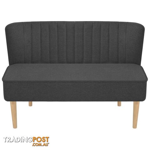 Sofa Fabric 117 x 55.5 x 77 Cm - Dark Grey - Unbranded - 8718475529446
