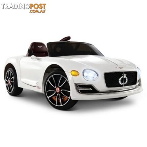 Bentley Style XP12 Electric Toy Car - White - Bentley - 9350062155608