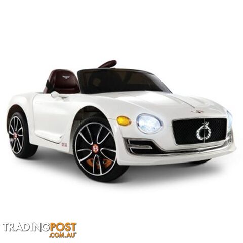 Bentley Style XP12 Electric Toy Car - White - Bentley - 9350062155608