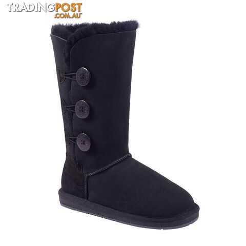 UGGS 3 Button Tall Sheepskin Cassidy 1873 Unisex Black - UGG - 822427508330