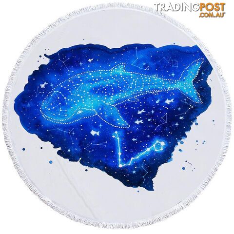 Zodiac Pisces Beach Towel - Towel - 7427046317290