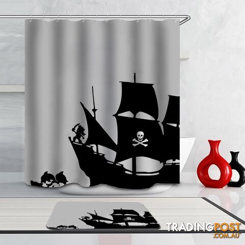 Pirate Ship Shower Curtain - Curtain - 7427005906916